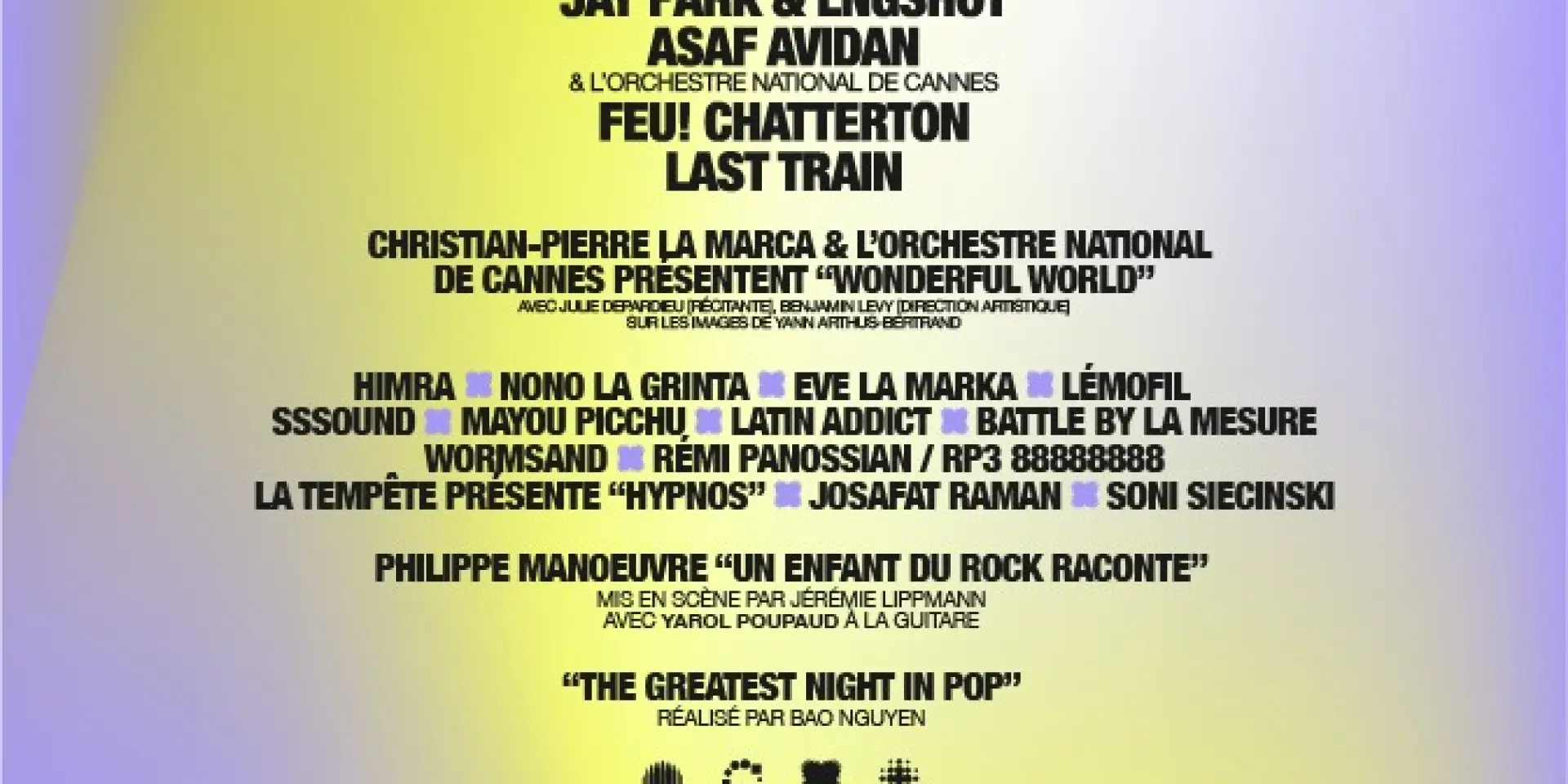 Festival de Cannes Music Events